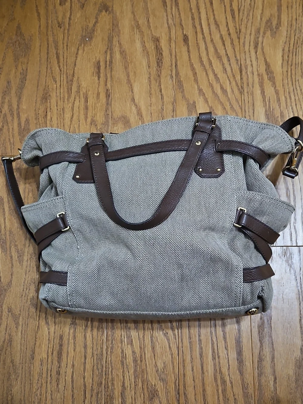 Michael Kors Gansevoort Large Canvas Tweed Tote Bag
